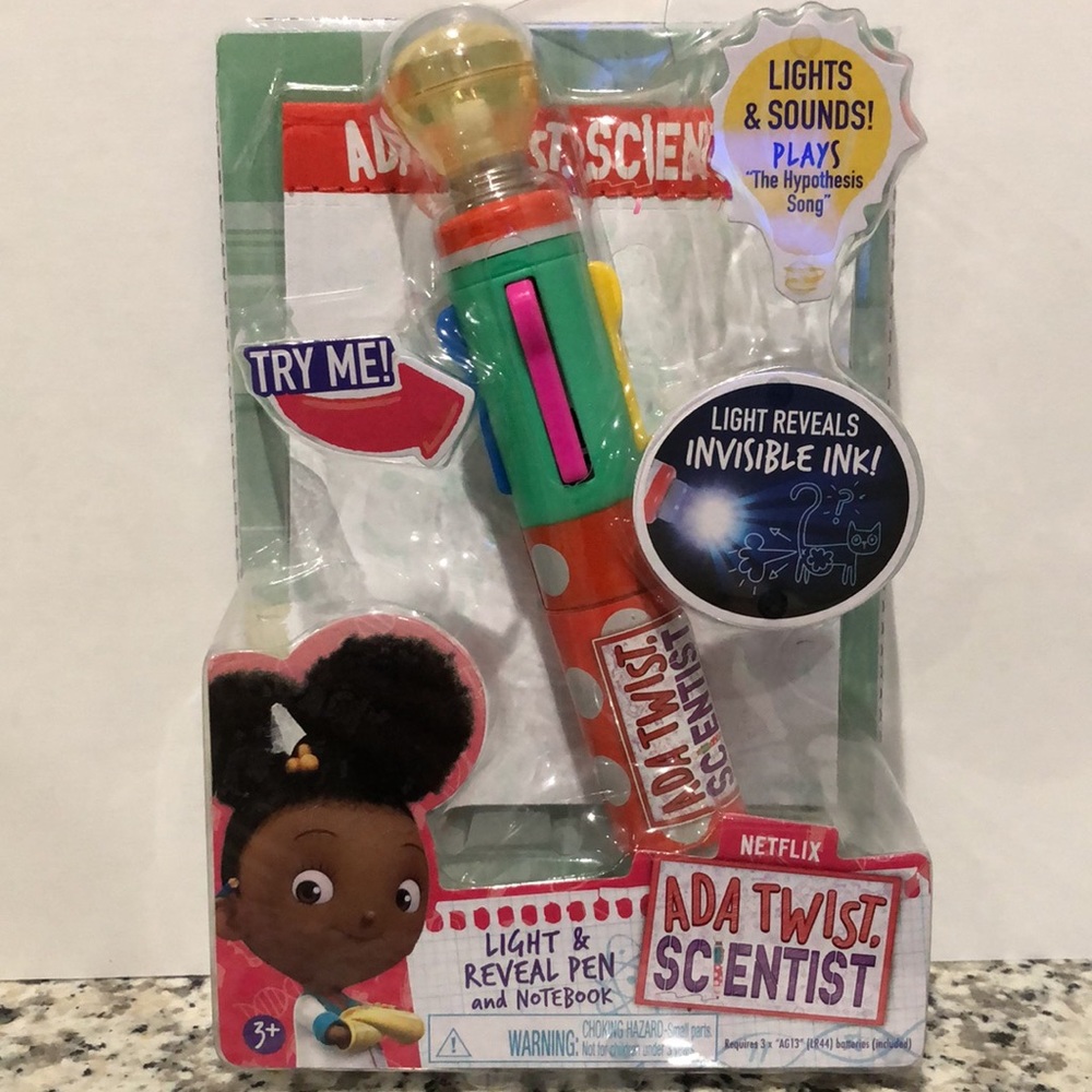 Ada Twist Scientist Light & Reveal Pen Invisible Ink Lights talking interactive